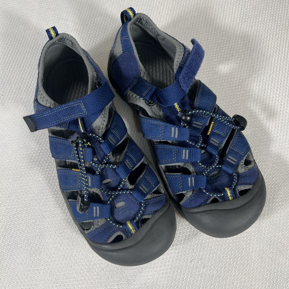 Keen Canteen Sandals Men's 6 Blue‎ Gray Closed Toe Water Shoe Hiking Newport